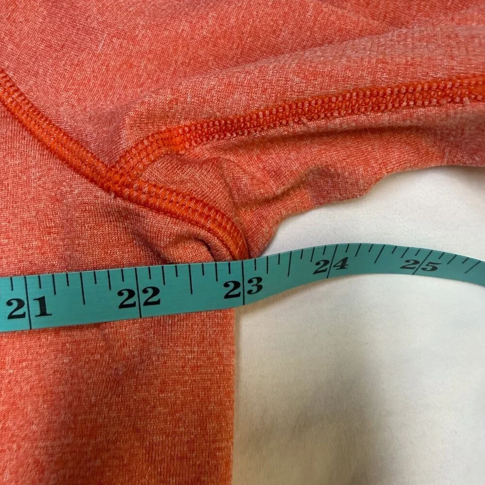 The North Face 1/4-Zip Pullover Men’s Large Orange Heather EUC‎
